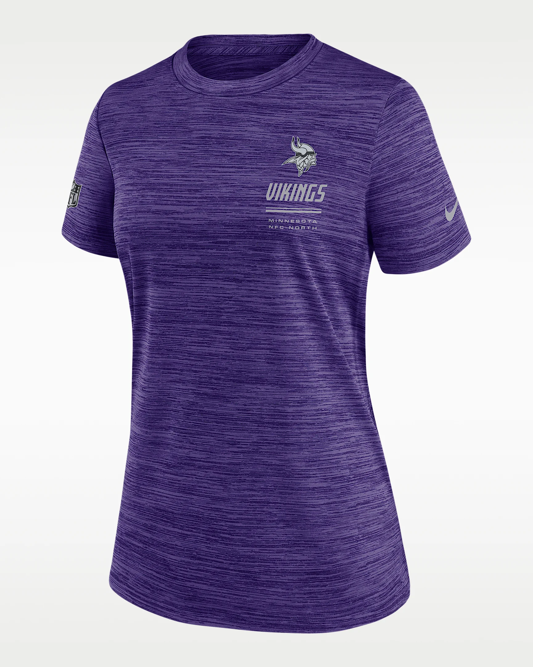 Minnesota Vikings Sideline Velocity Women's Nike Dri-FIT NFL T-Shirt - 1