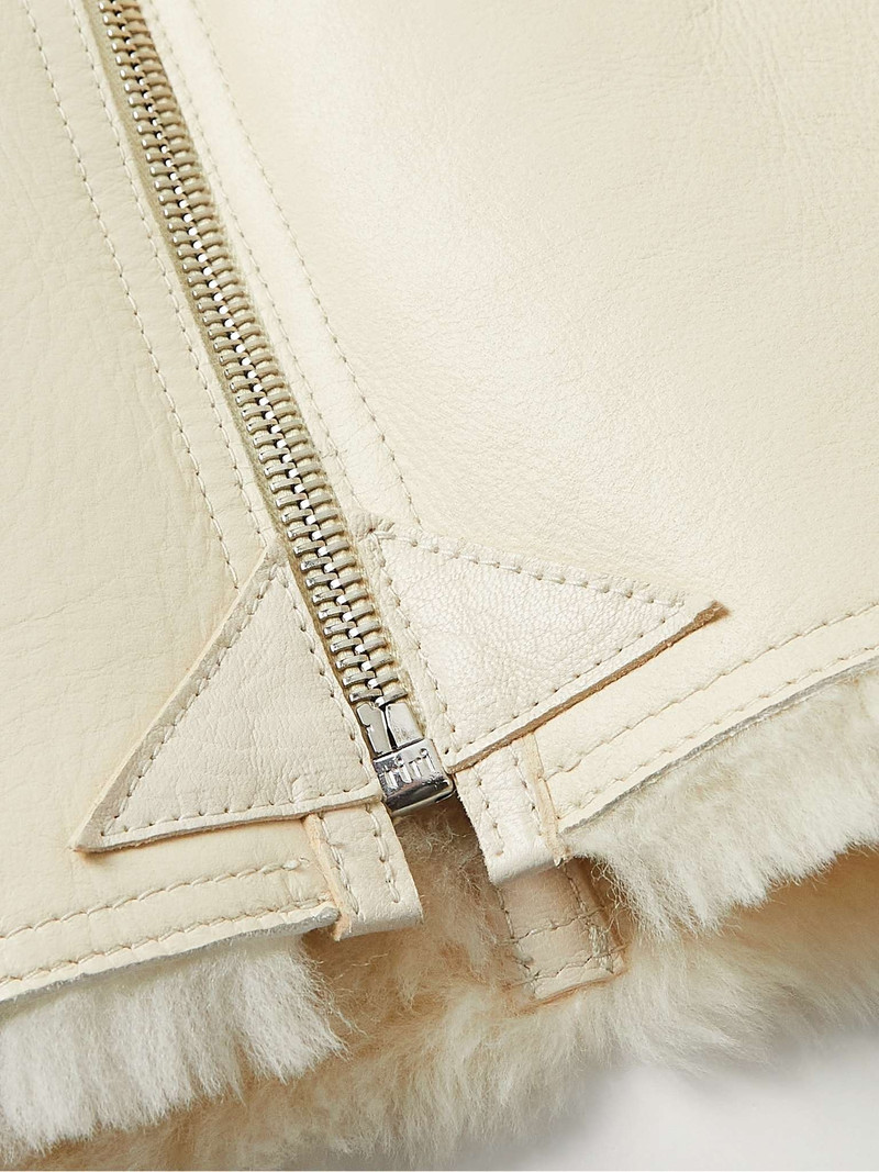 Reversible Shearling and Leather Vest 3