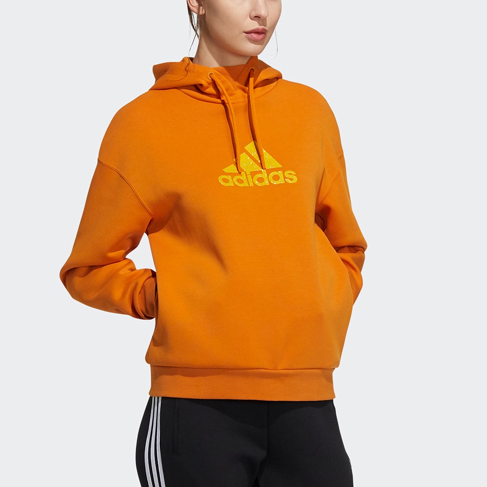 (WMNS) adidas Fi Swt Hood Logo HB7361 - 4