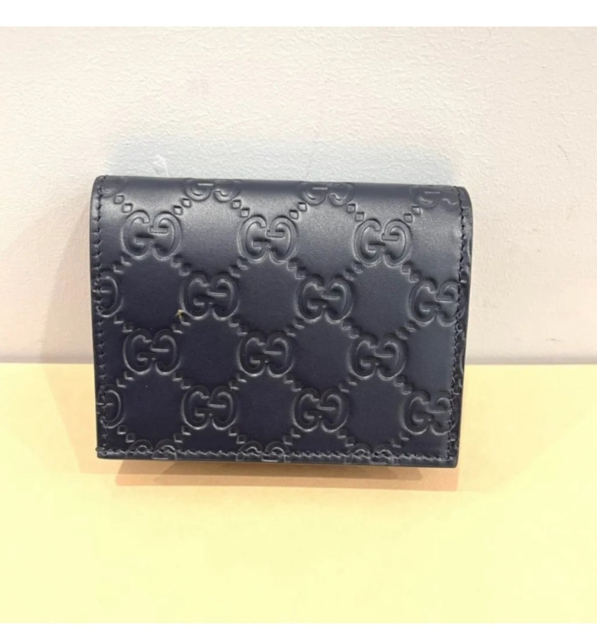 Gucci New GG Logo Leather Unisex Wallet - 4