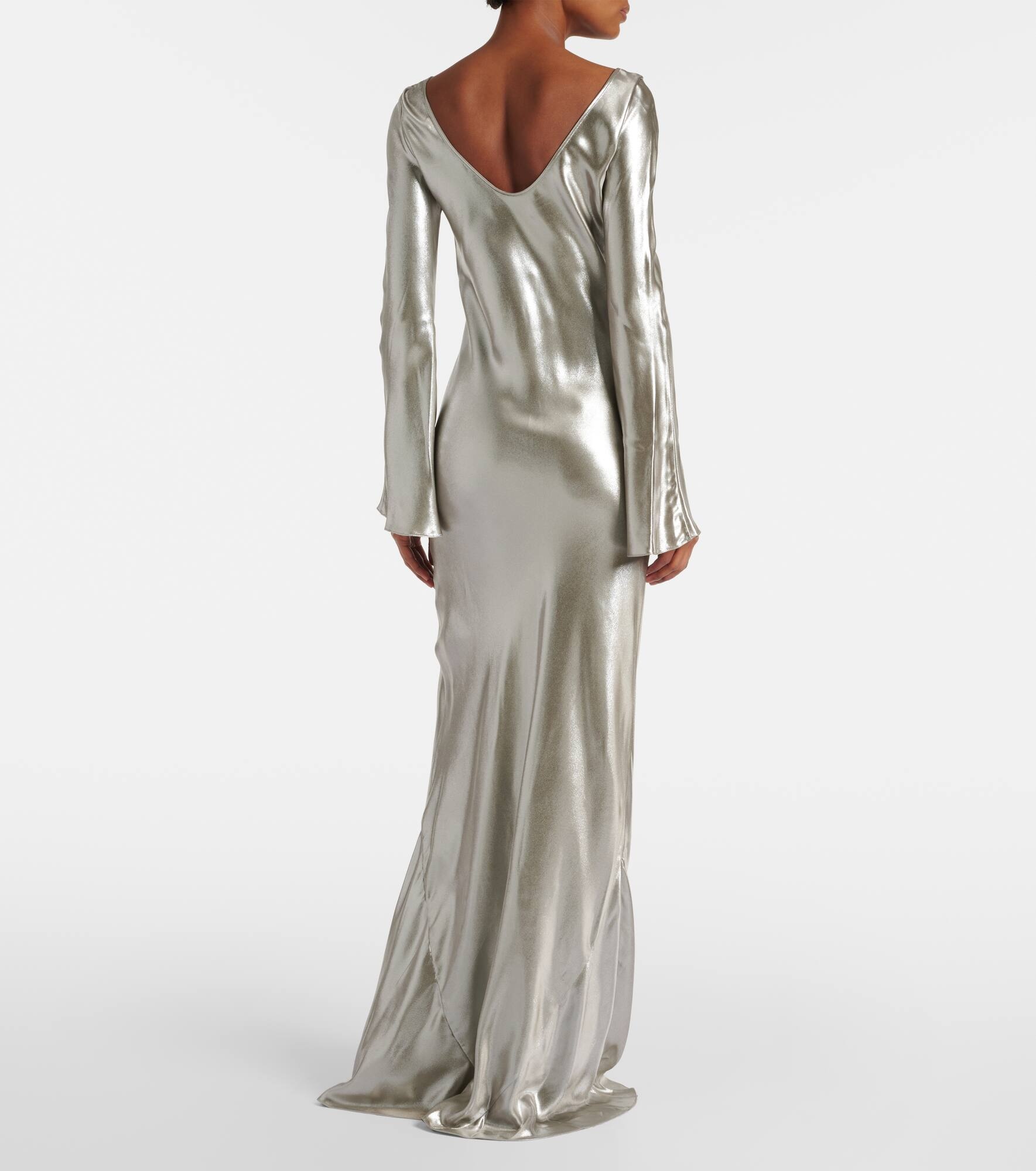 Valletta satin gown - 3