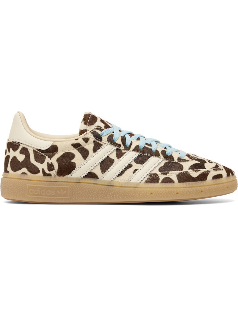 Off-White & Brown Handball Spezial Sneakers 1