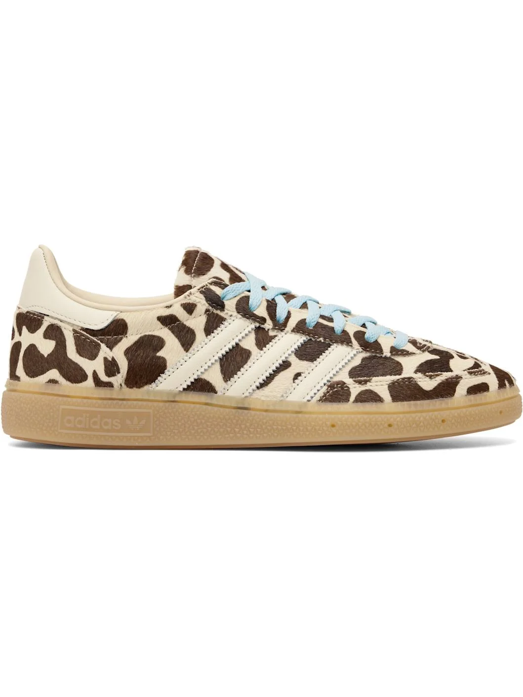 Off-White & Brown Handball Spezial Sneakers - 1