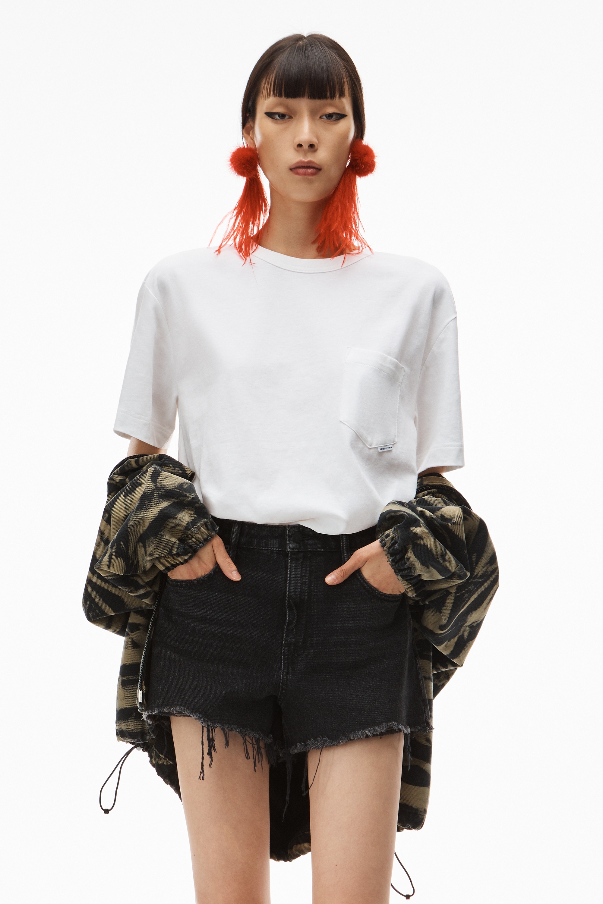 POCKET TEE IN HIGH TWIST JERSEY - 2