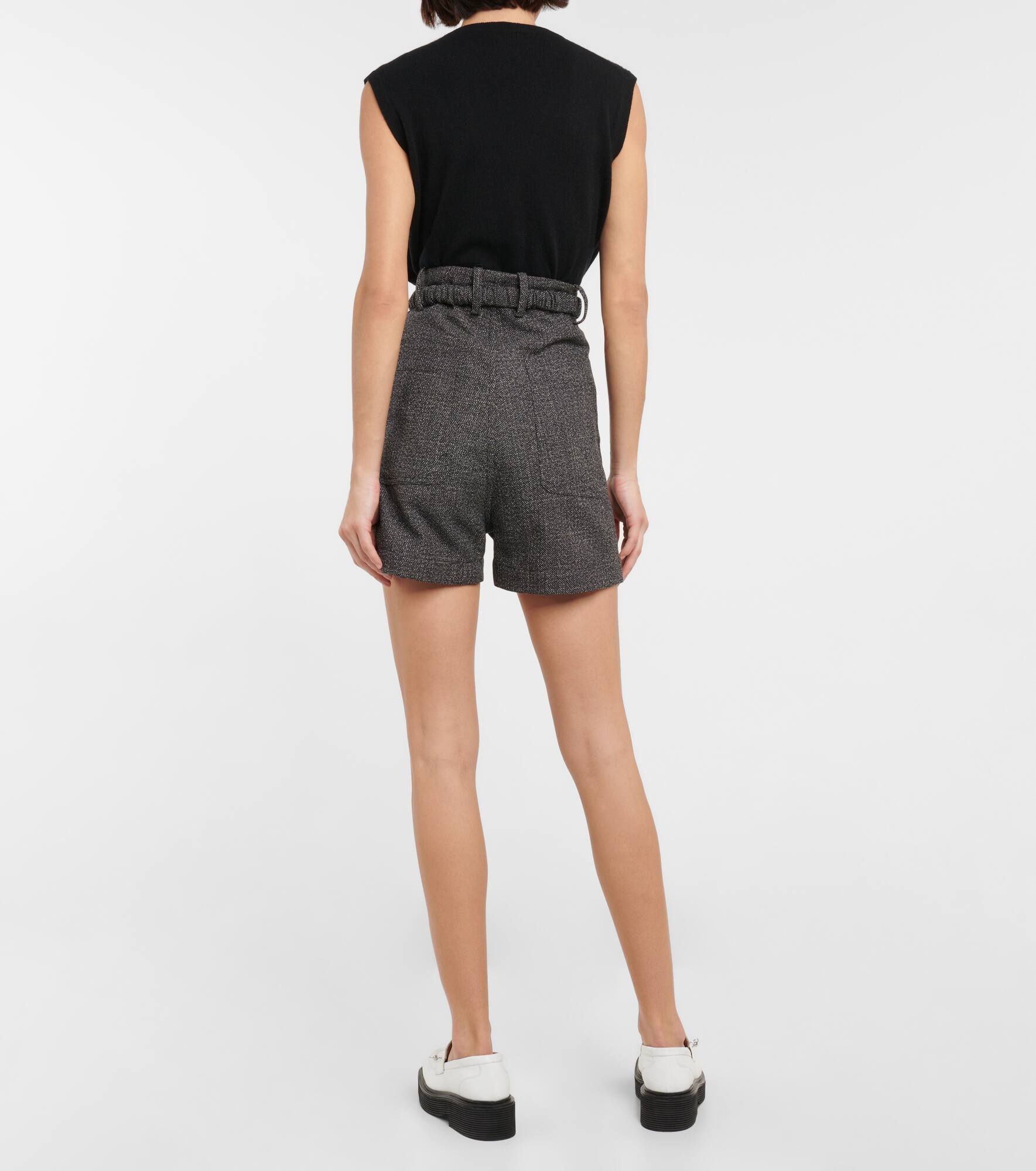 Wool and cotton Bermuda shorts - 3