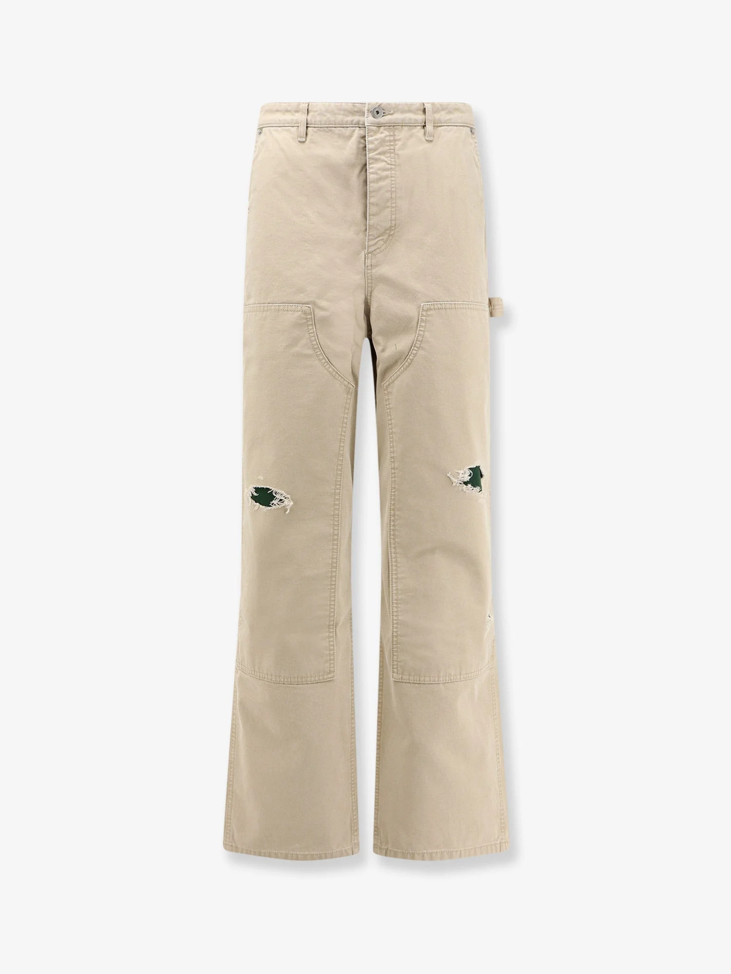 Dior Carpenter Cotton Trousers Beige - 1