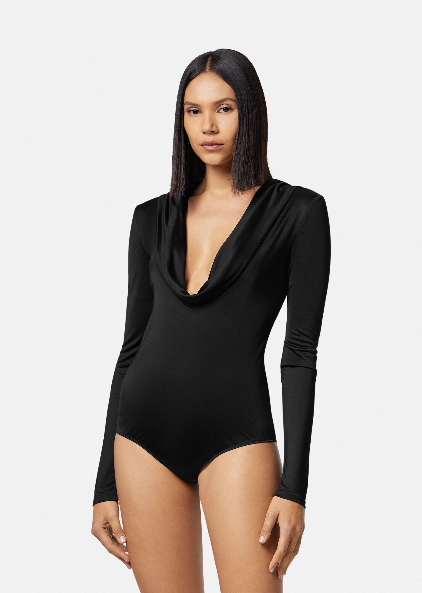 Cowl Hoodie Bodysuit - 3