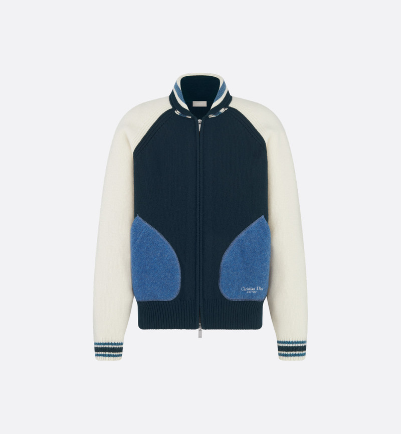 Christian Dior Couture Lily of the Valley Varsity Cardigan 1