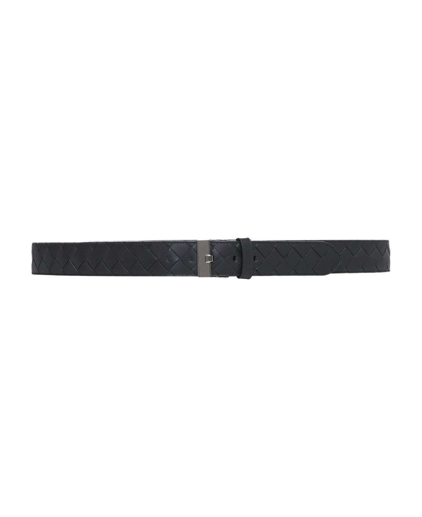 Intrecciato Leather Belt - 1