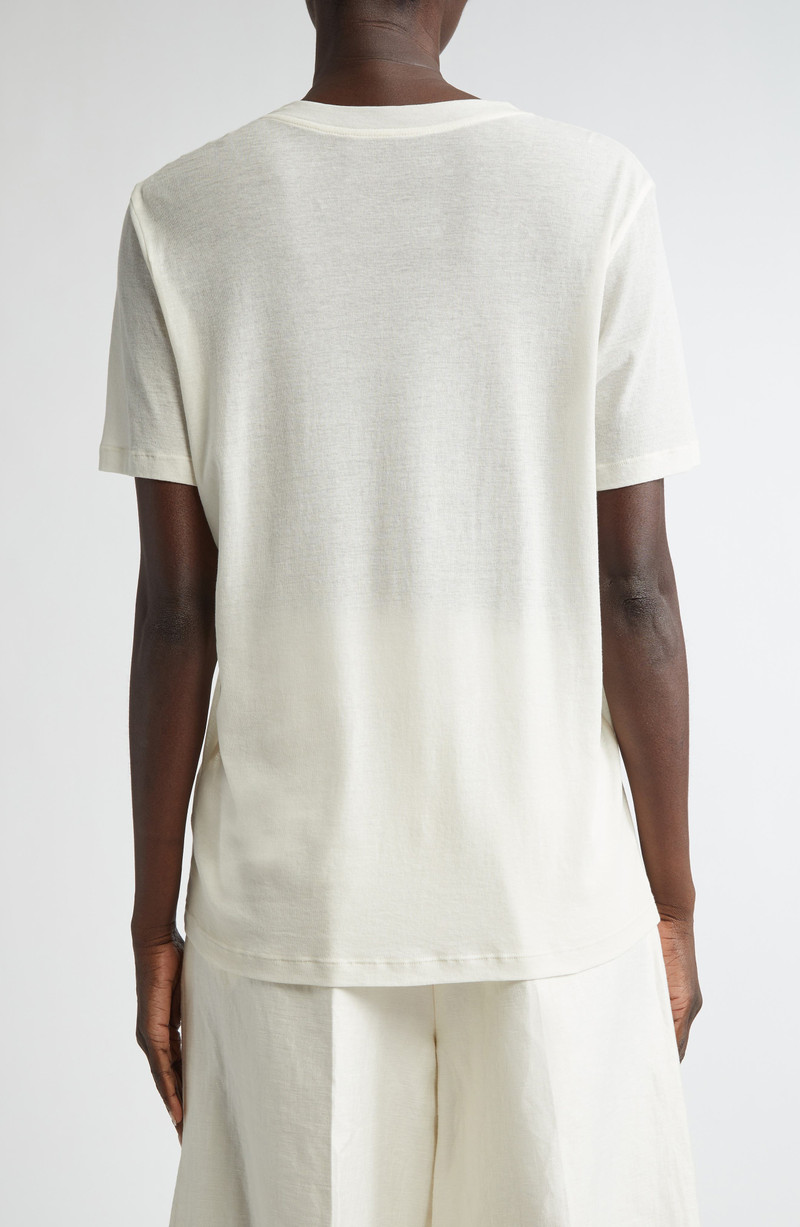 GIA STUDIOS GIA STUDIOS Jackie Cotton T-Shirt in Off White at Nordstrom outlook