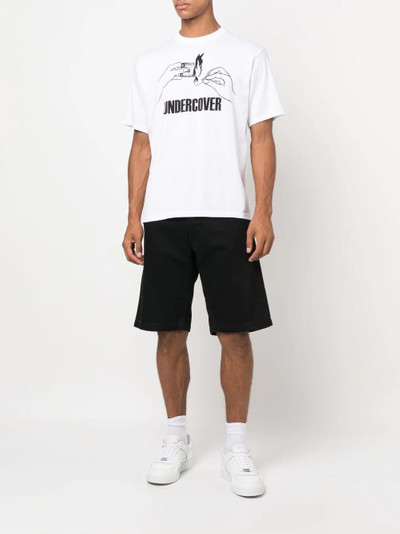 UNDERCOVER Fire print short-sleeve T-shirt outlook