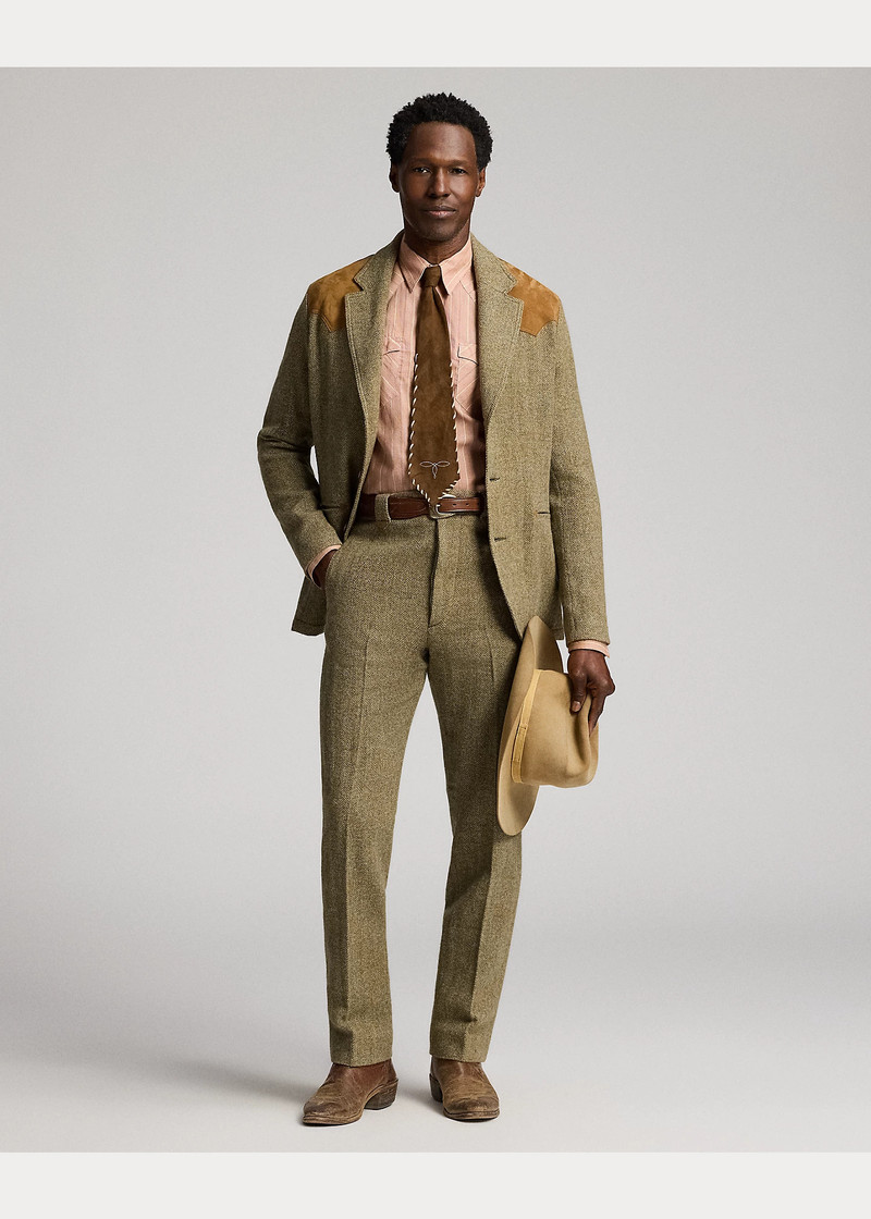 RRL by Ralph Lauren Slim Fit Wool Herringbone Pant outlook