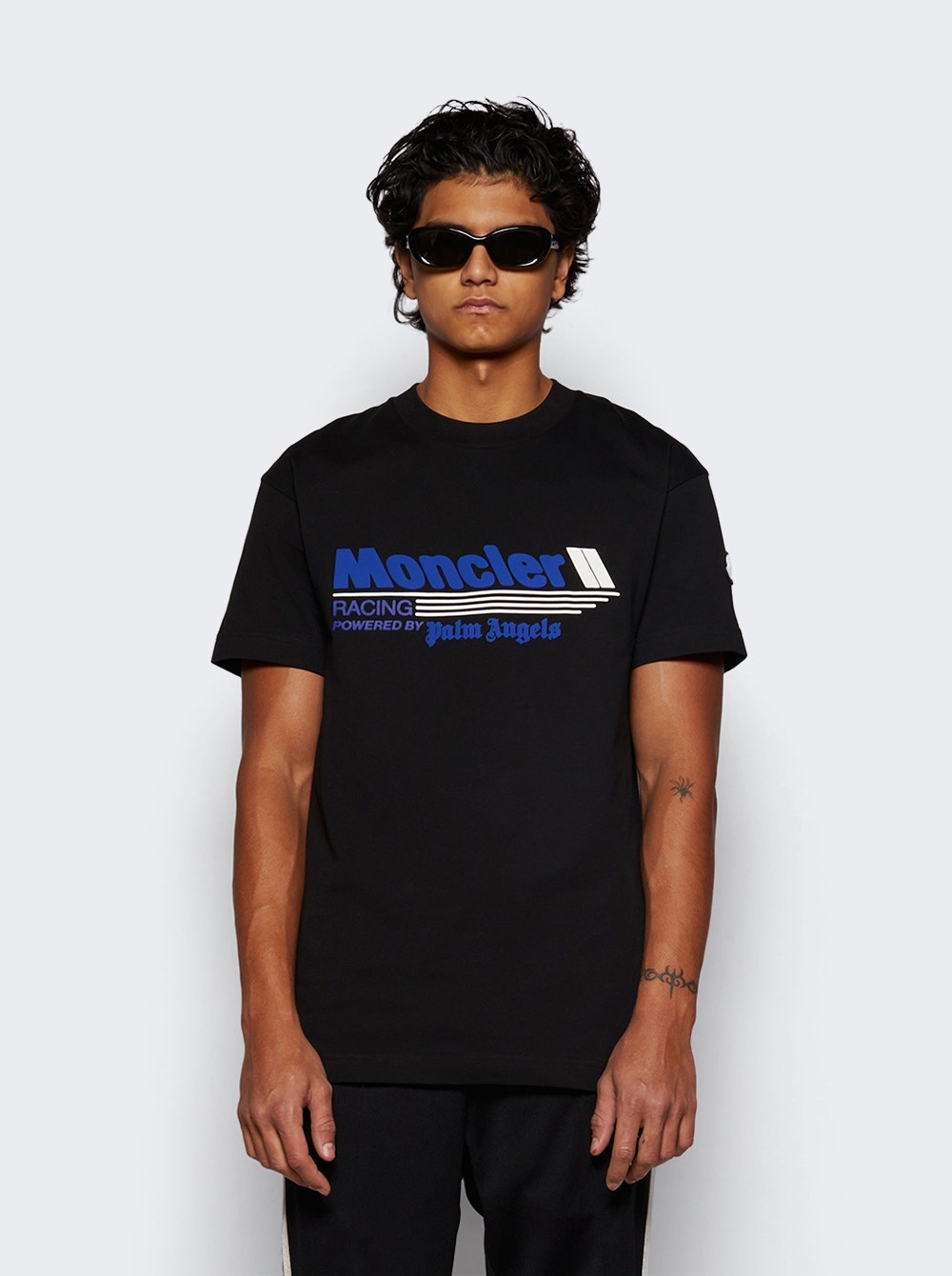 X Palm Angels Short Sleeve Tee Black - 3