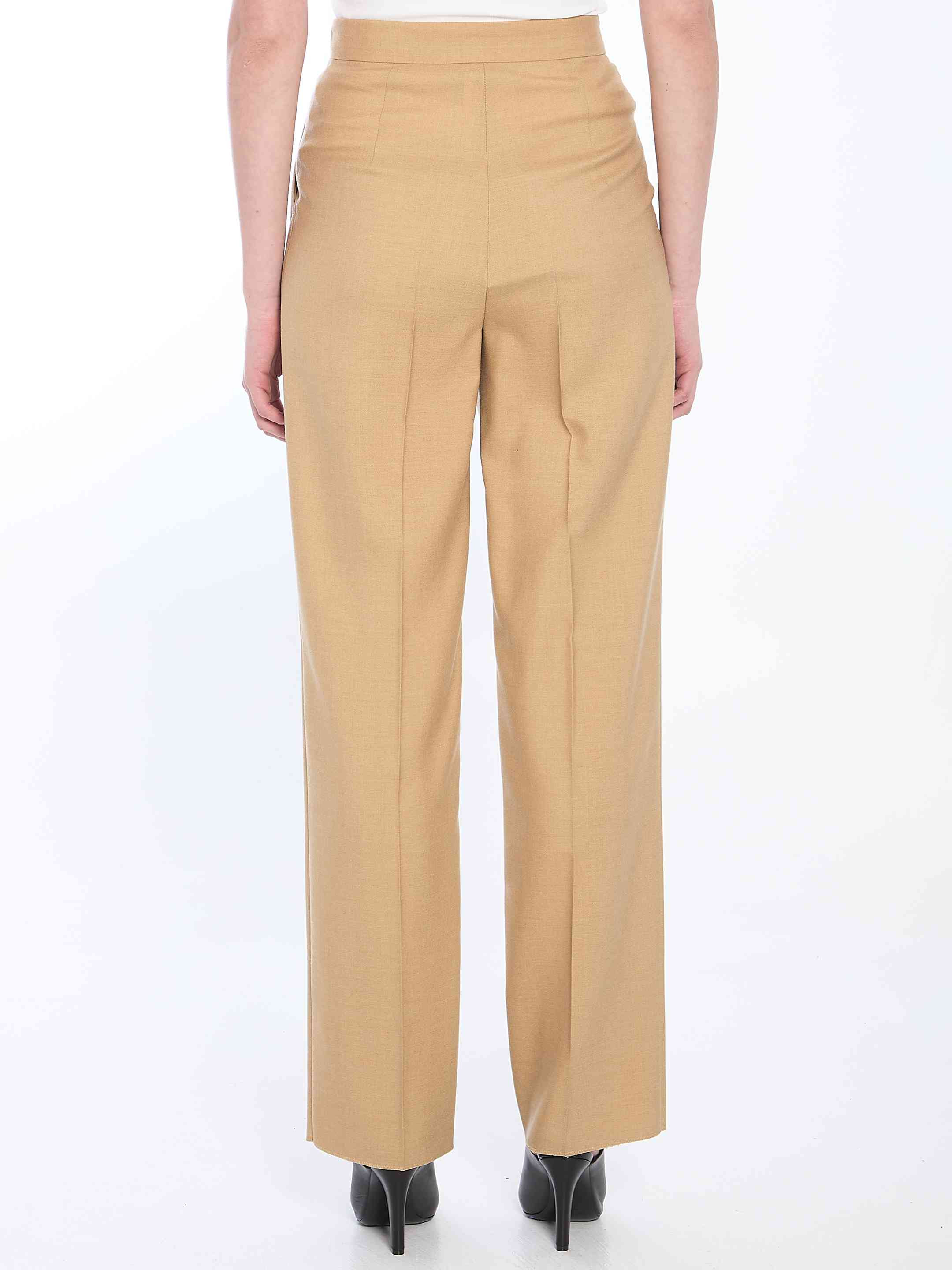 Max Mara Women Mohair, Wool And Silk Trousers - 4