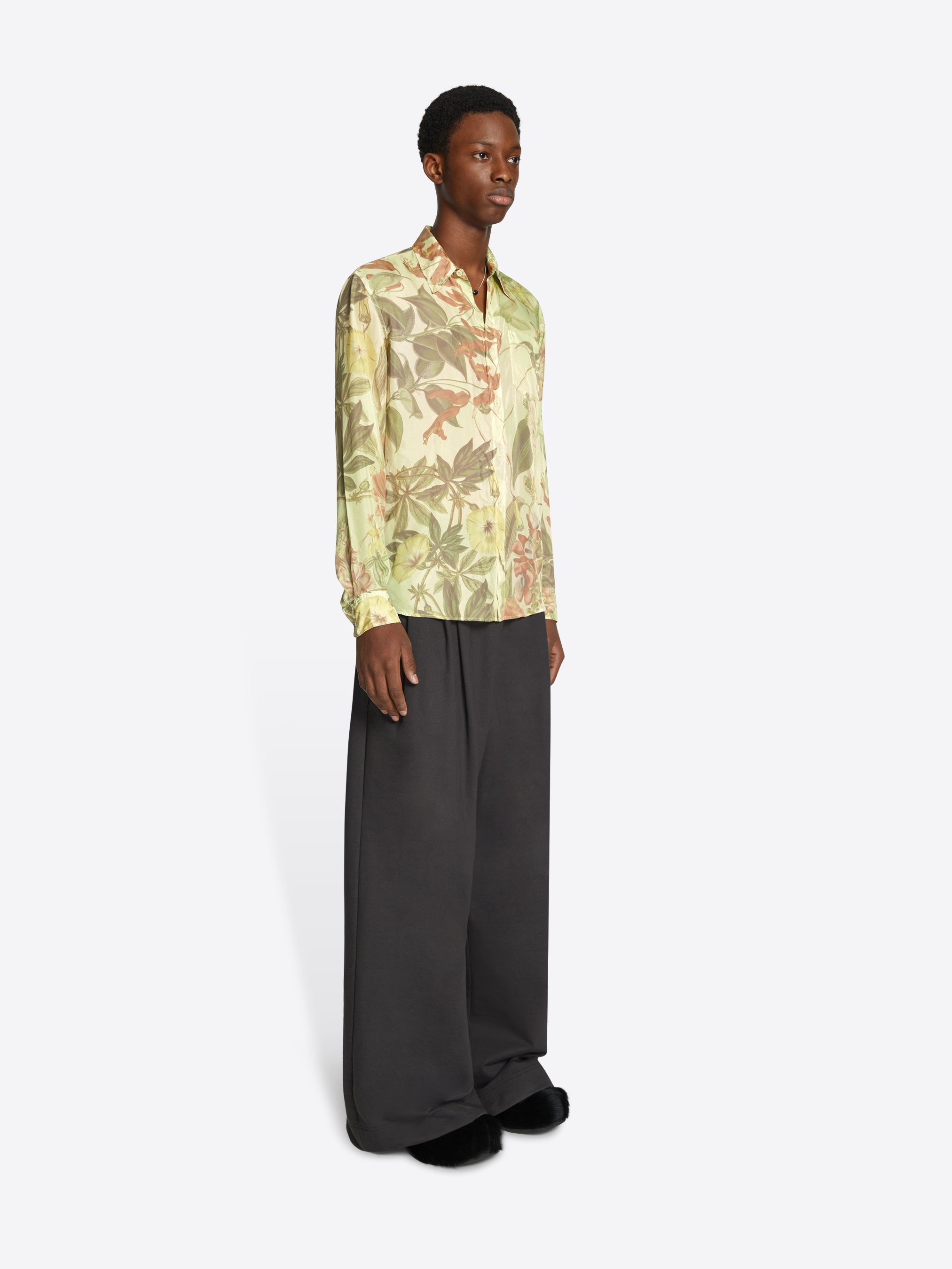 PRINTED FITTED SHIRT - 3