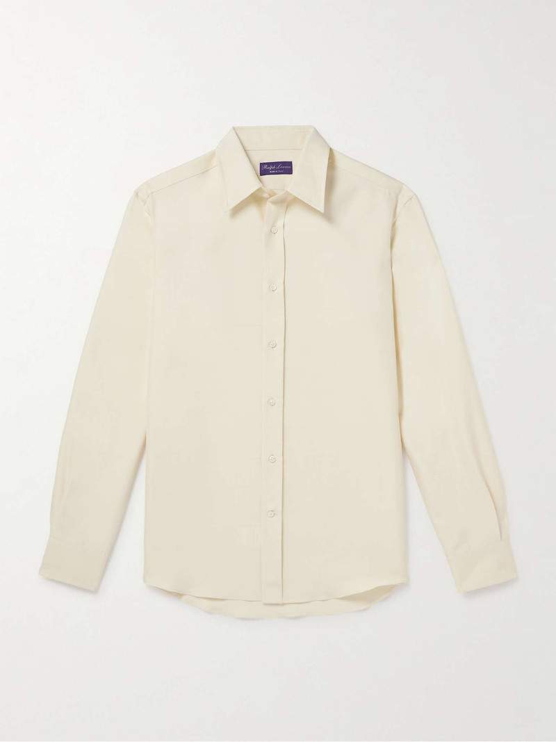 Harrison Silk-Shantung Shirt 1