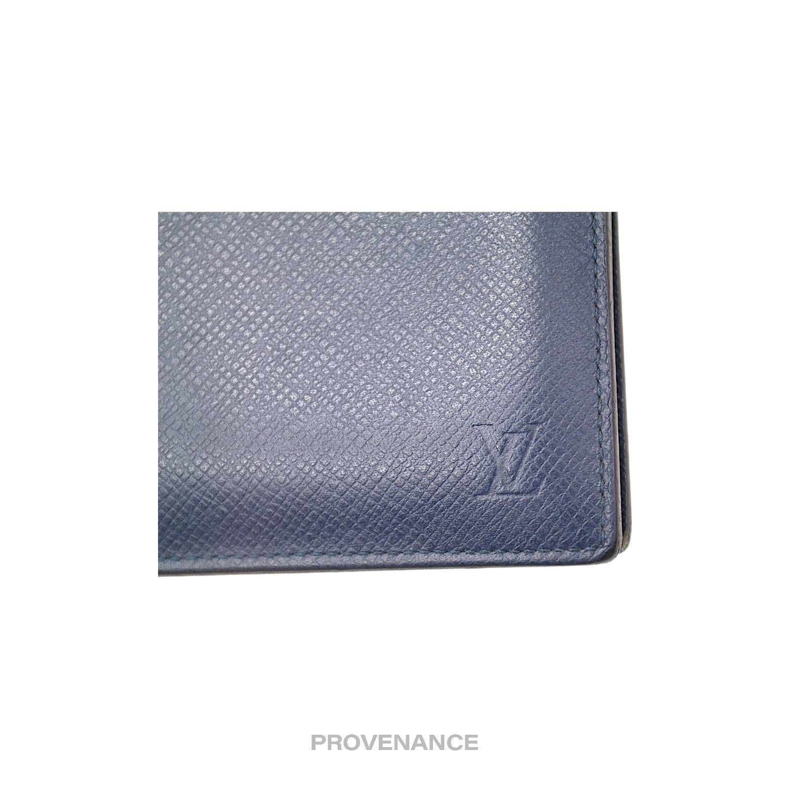 Louis Vuitton Amerigo Wallet - Navy Blue Taiga Leather - 7