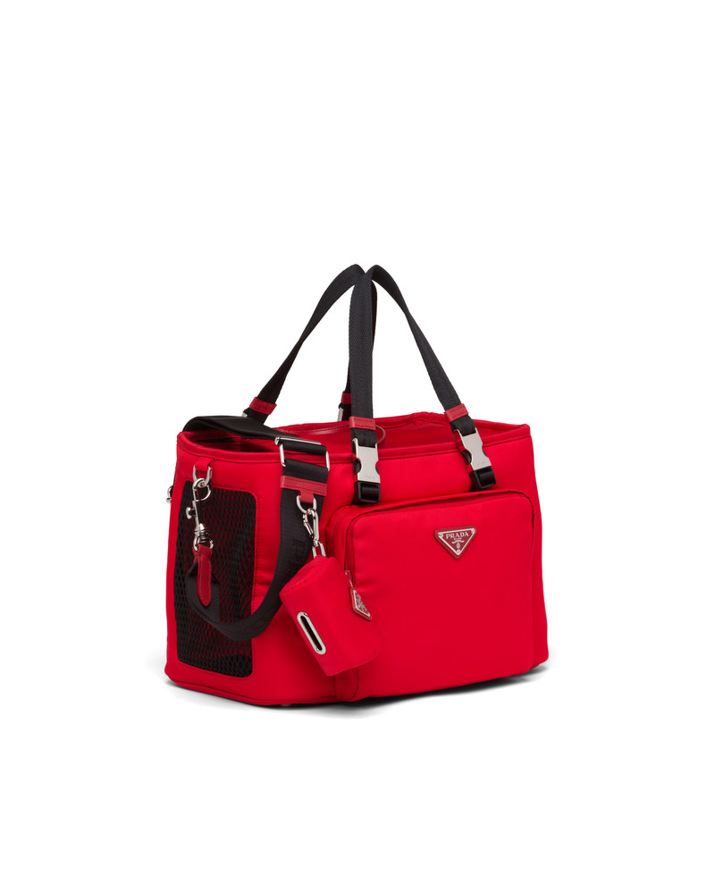 Prada Re-Nylon and Saffiano leather pet bag outlook