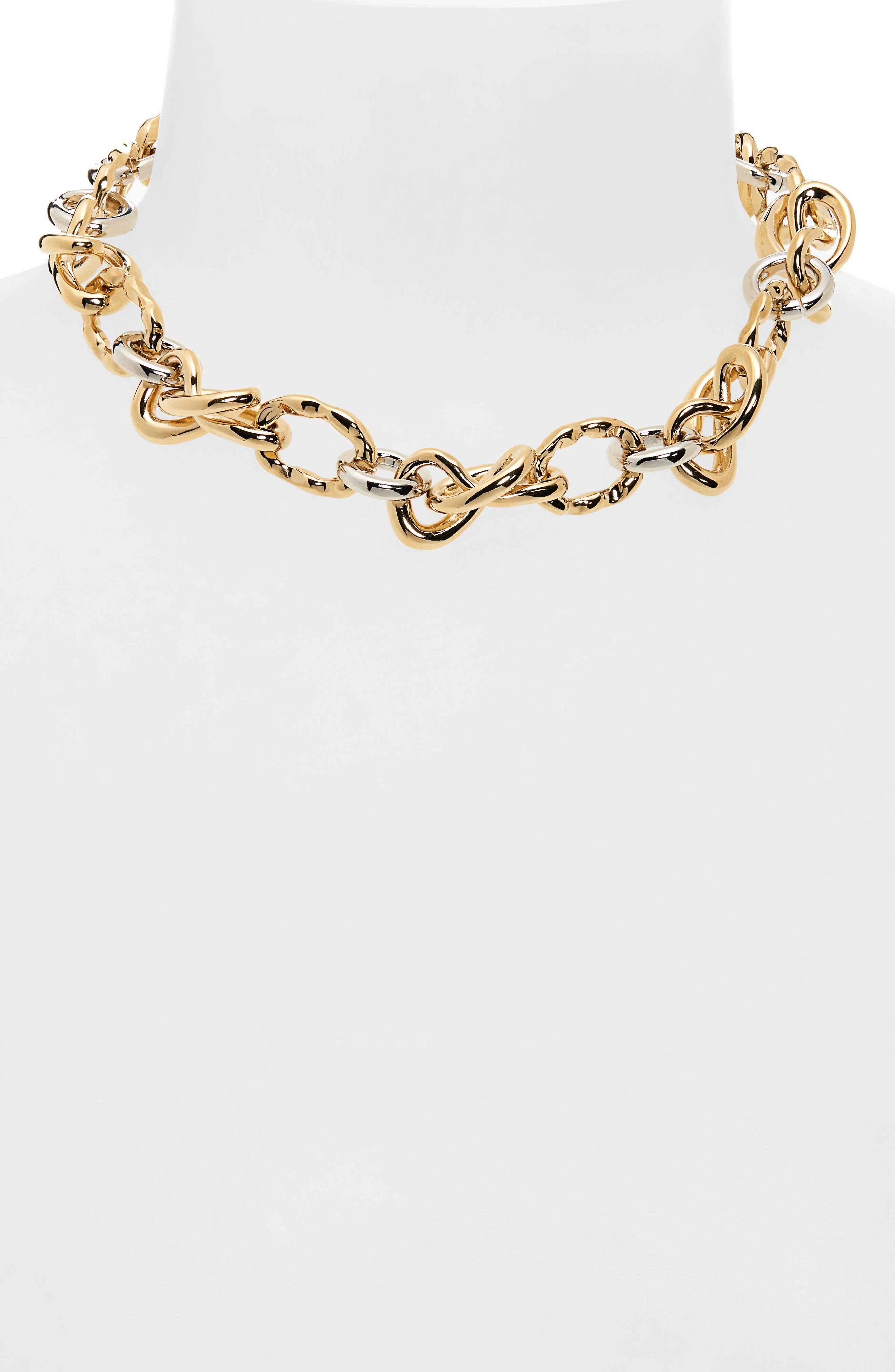 Oscar de la Renta O-Knot Collar Necklace in Yellow Gold at Nordstrom - 2