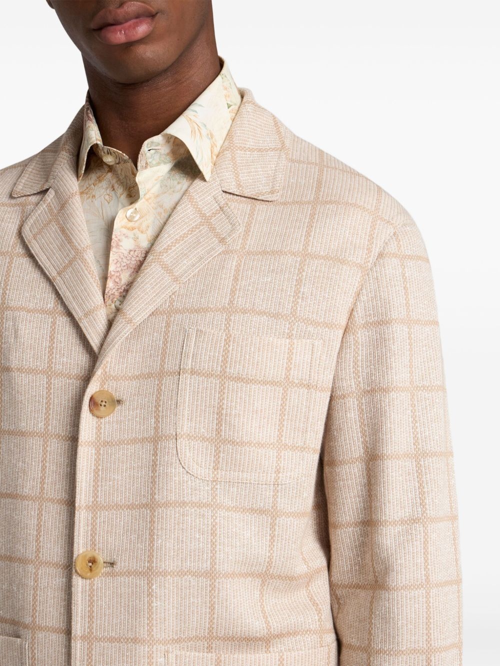 check pattern shirt jacket - 4