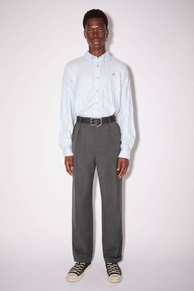 Acne Studios Pleated trousers - Anthracite grey outlook