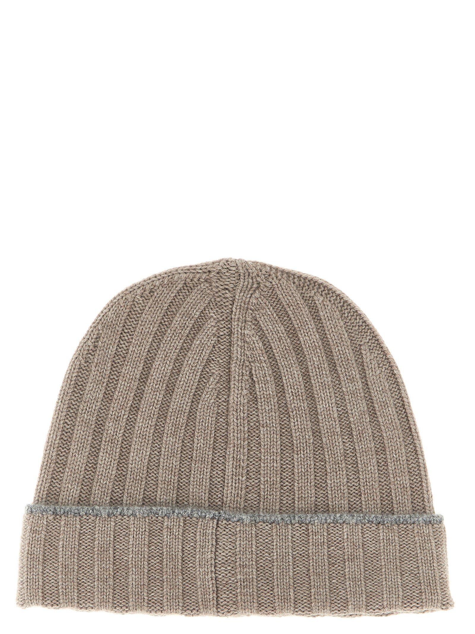 Brunello Cucinelli Men Cashmere Turn-Up Beanie - 2