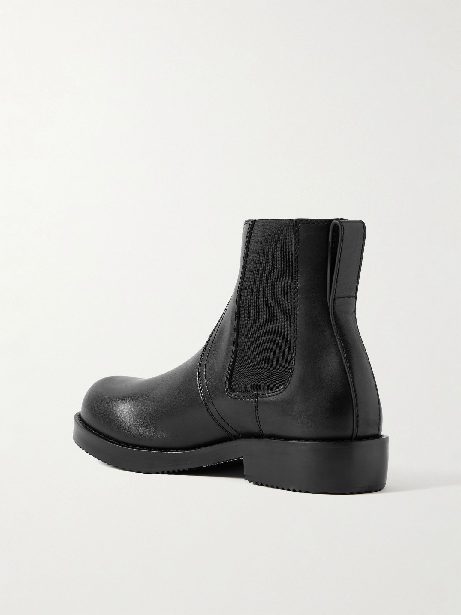 Leather Chelsea Boots Black - 4