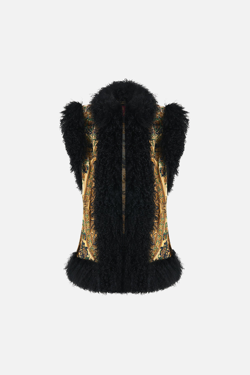 OVERSIZED SHEARLING GILET 1