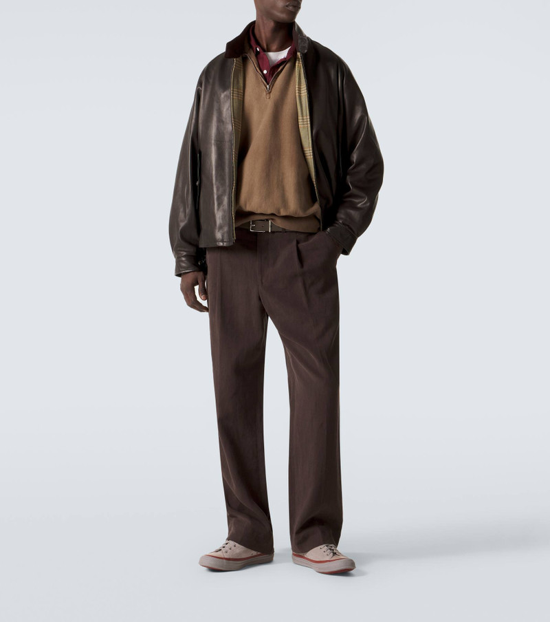 A.PRESSE Leather jacket outlook