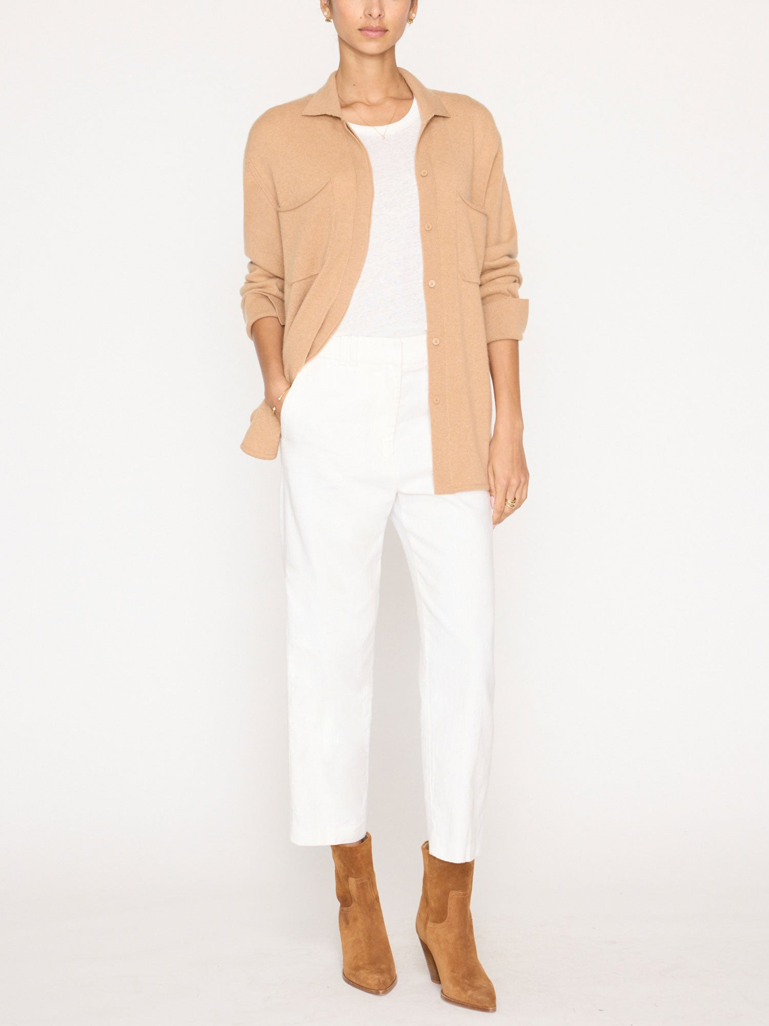 The Andre Luxe Cashmere Shacket - 6