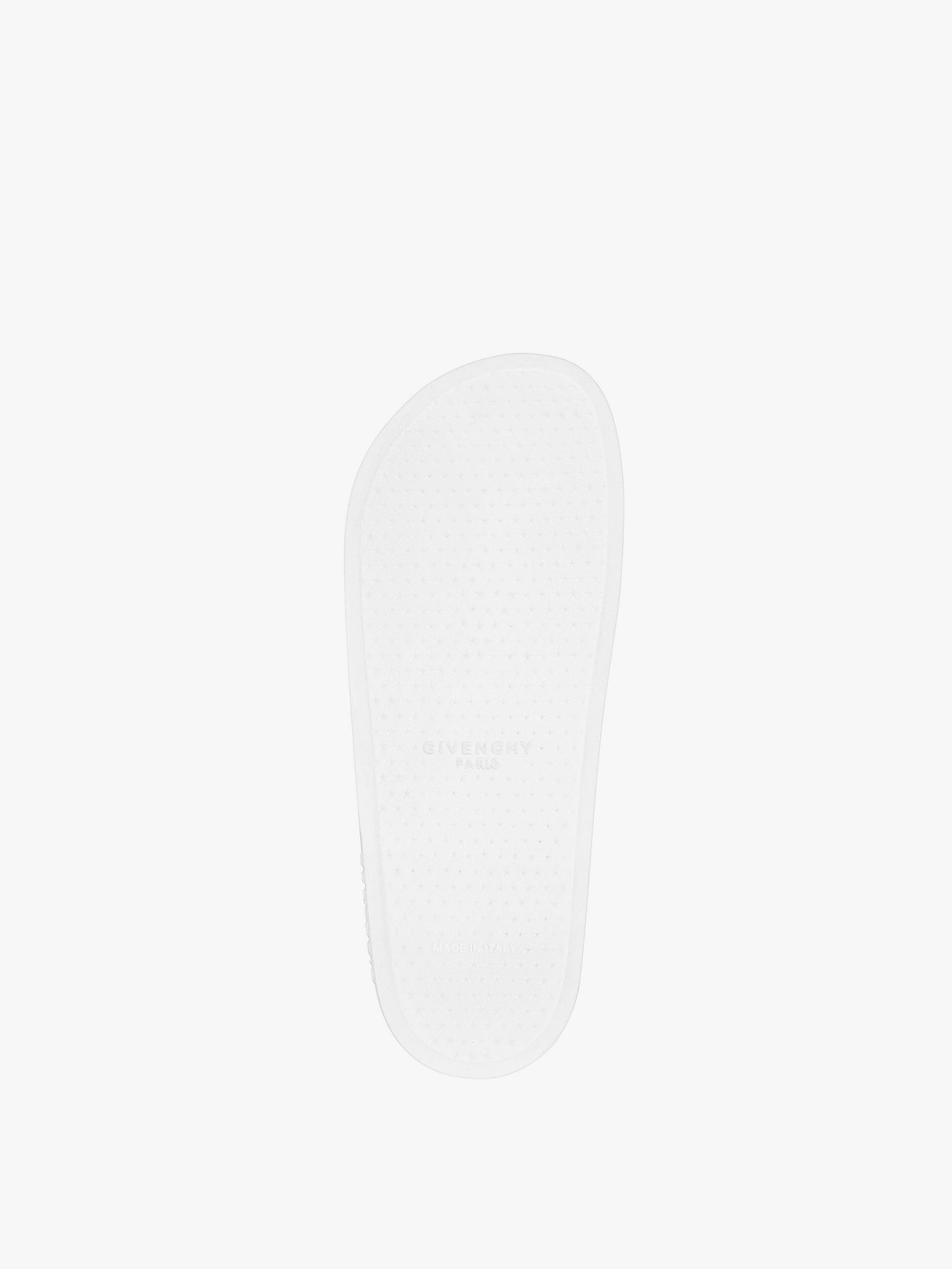 SLIDE FLAT SANDALS IN SYNTHETIC LEATHER - 5