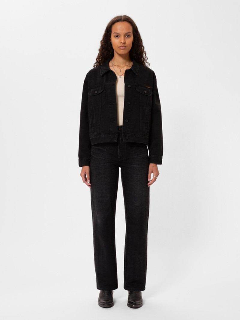 Berit Denim Jacket Asphalt Black 3