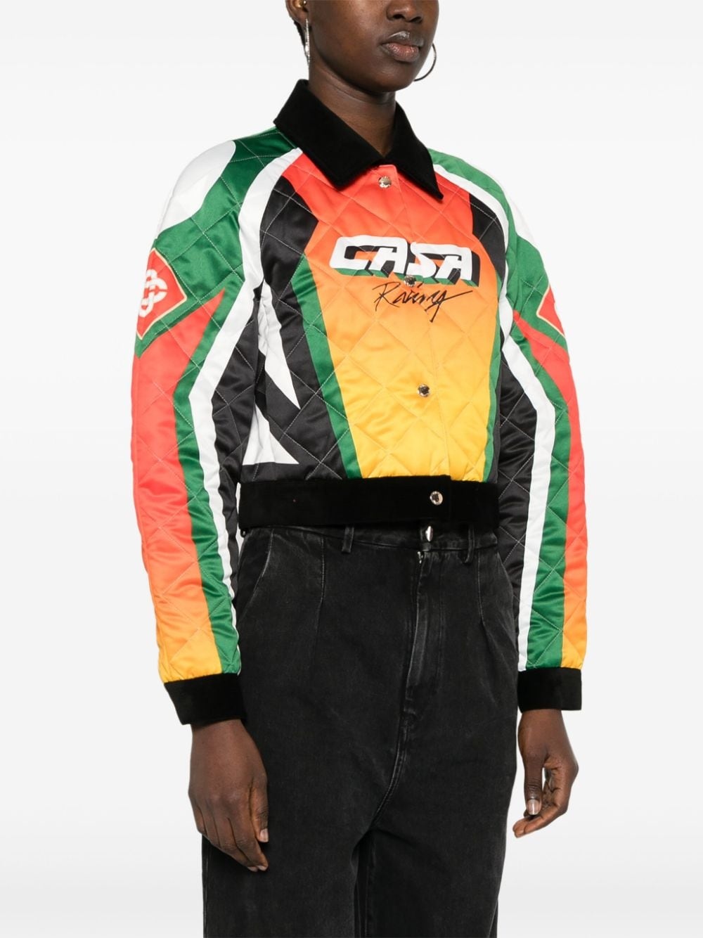 Tennis Club quilted bomber jacket - 3