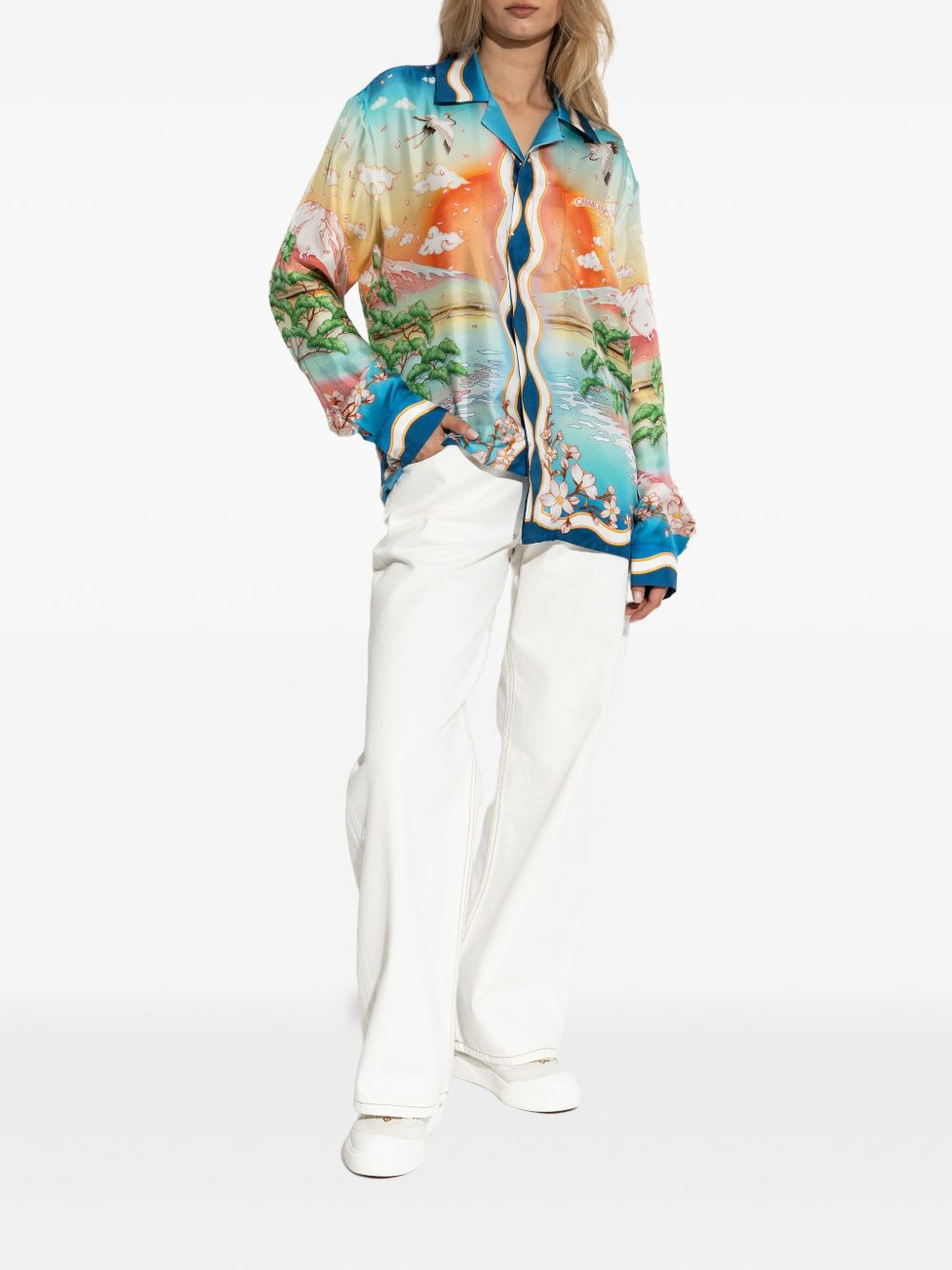 Tennis Club silk shirt - 3