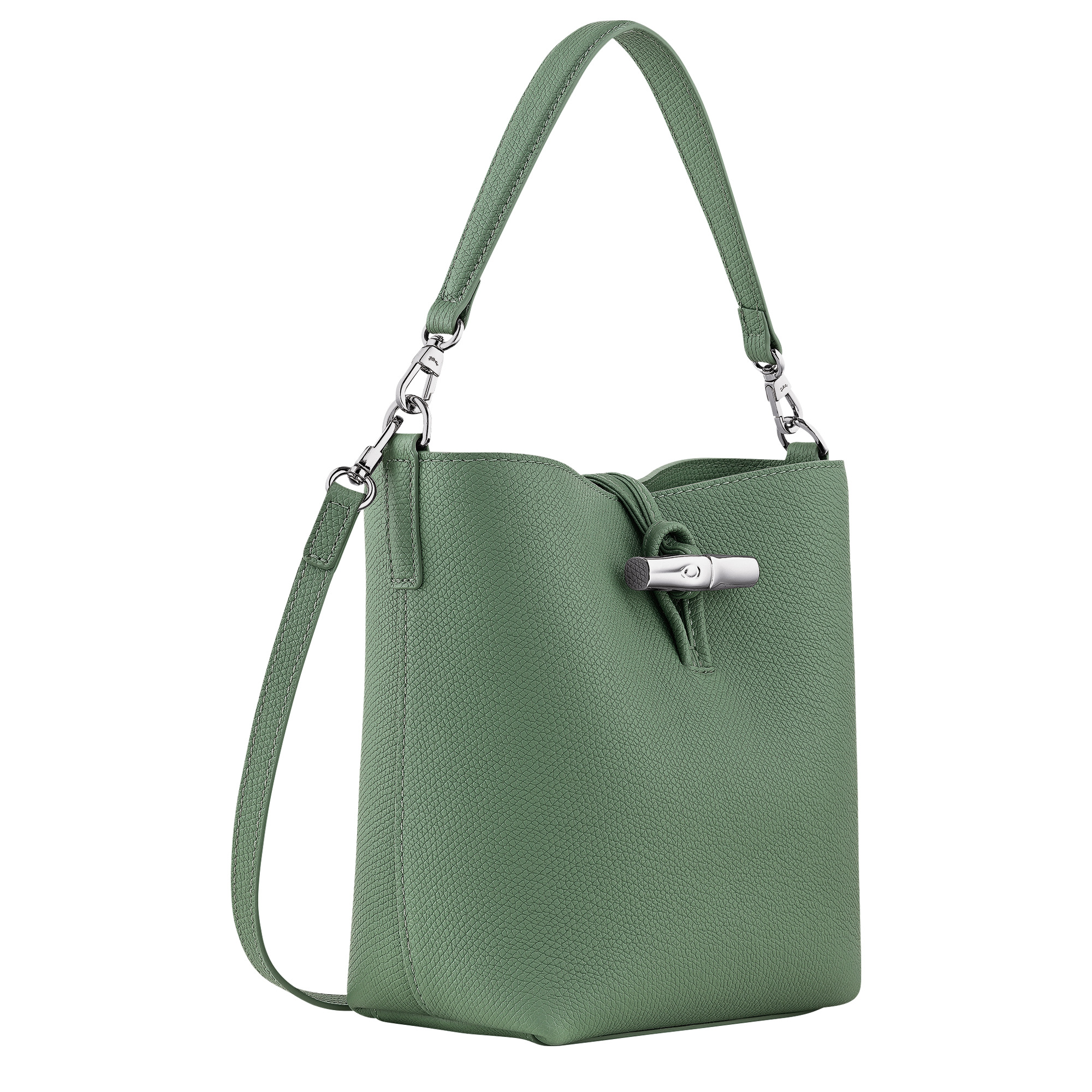 Le Roseau XS Bucket bag Oregano - Leather - 3