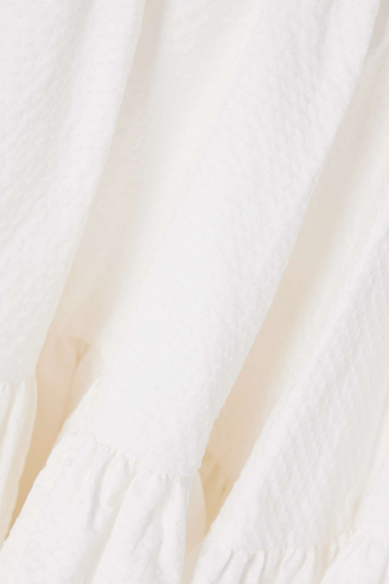 Sanne open-back matelassé mini dress 4