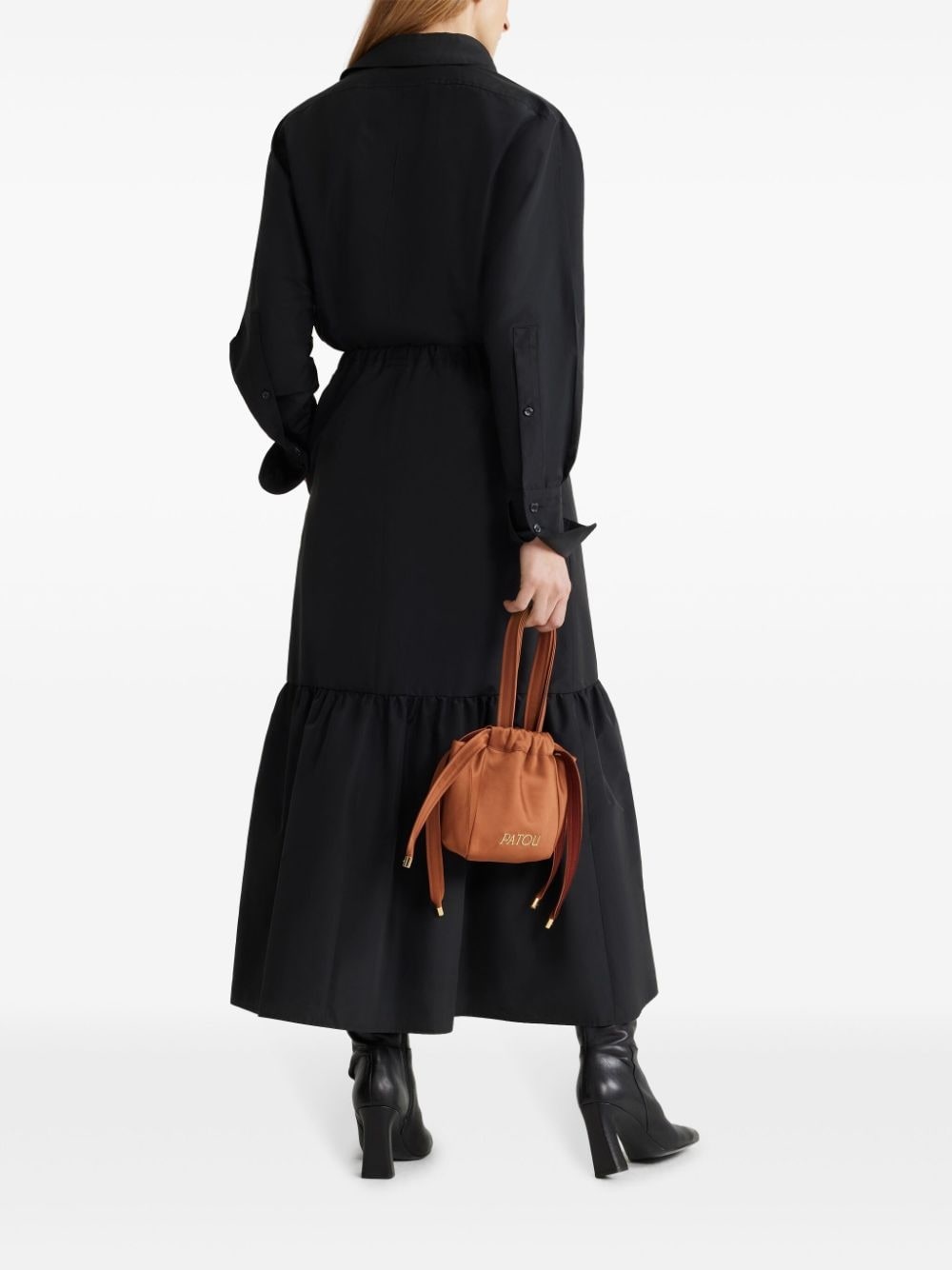 faille maxi skirt - 3