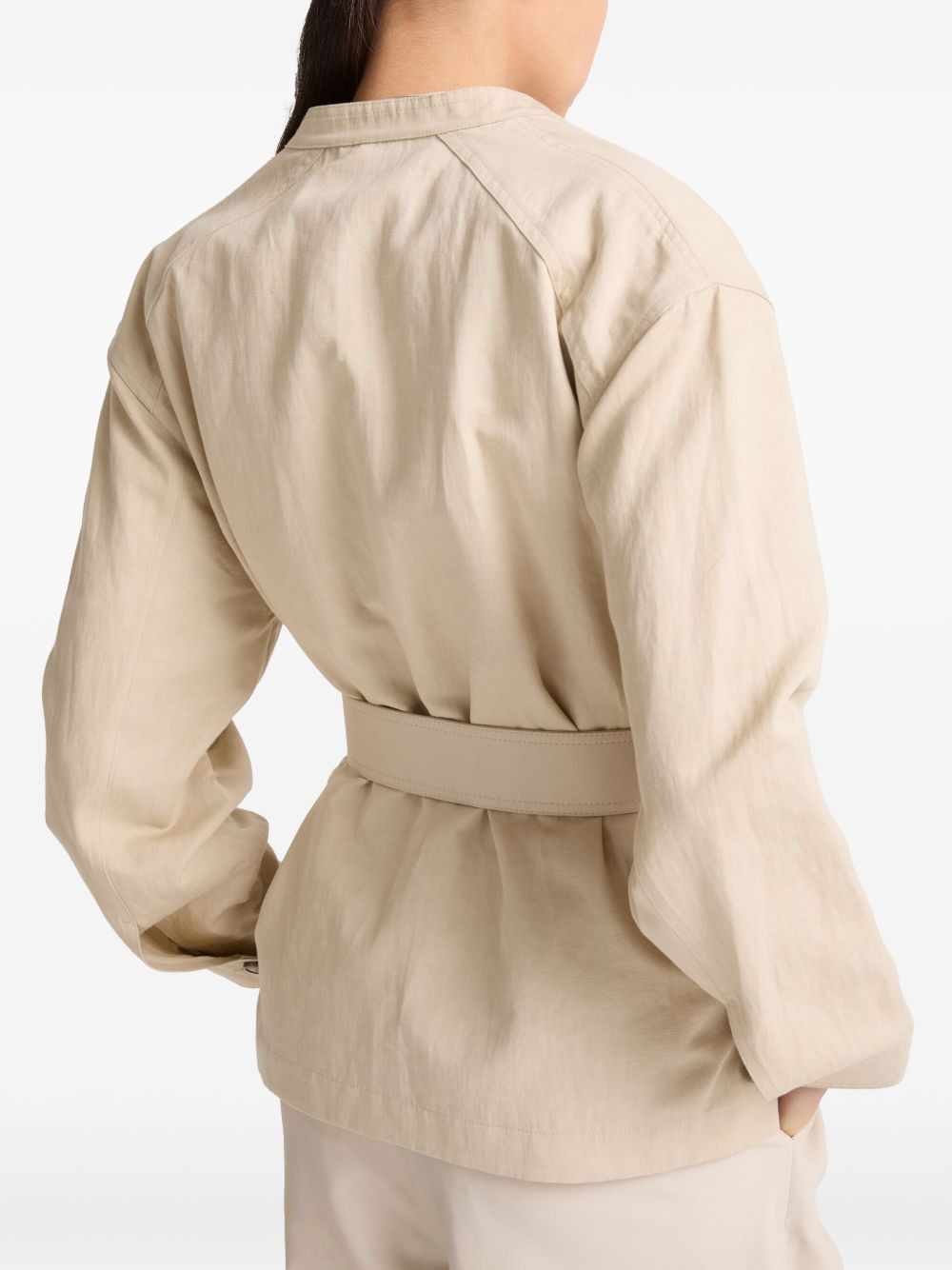 belted jacket - 4