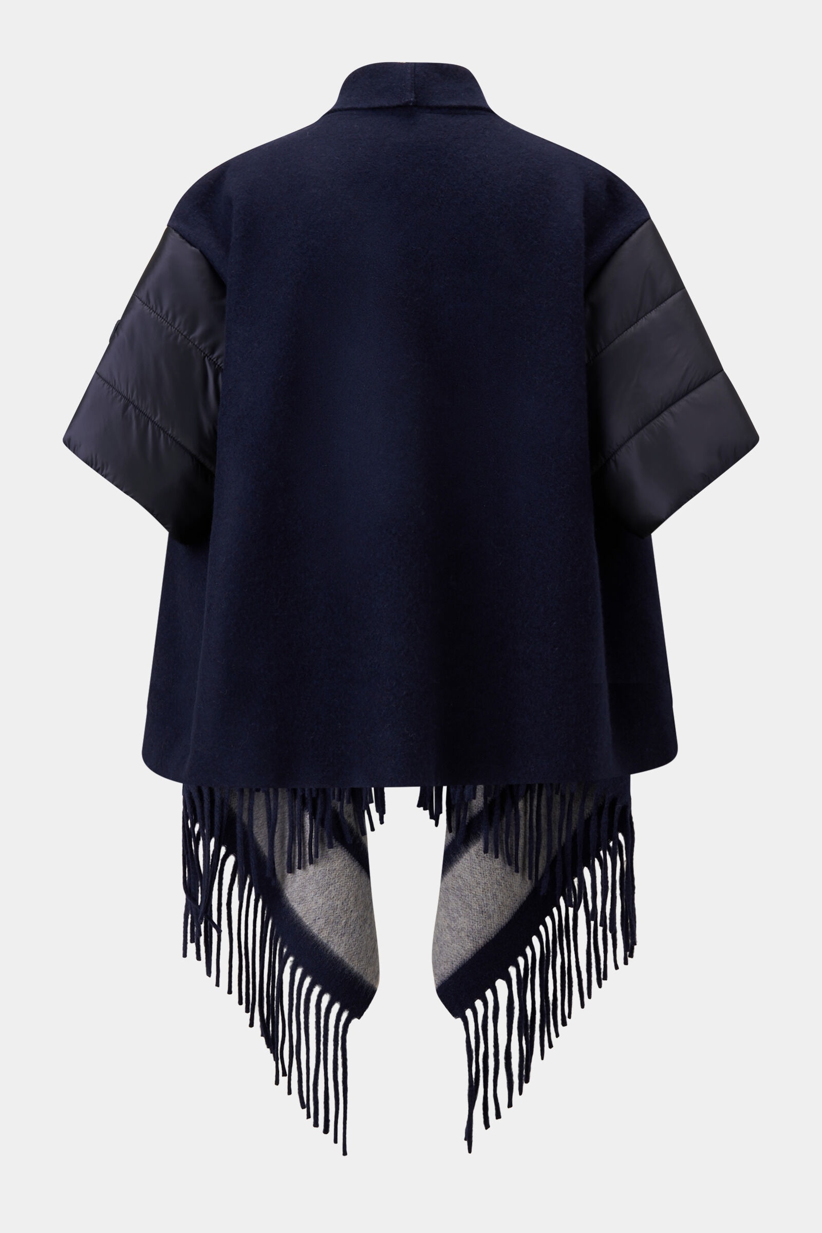 Nica Poncho jacket in Navy blue 7