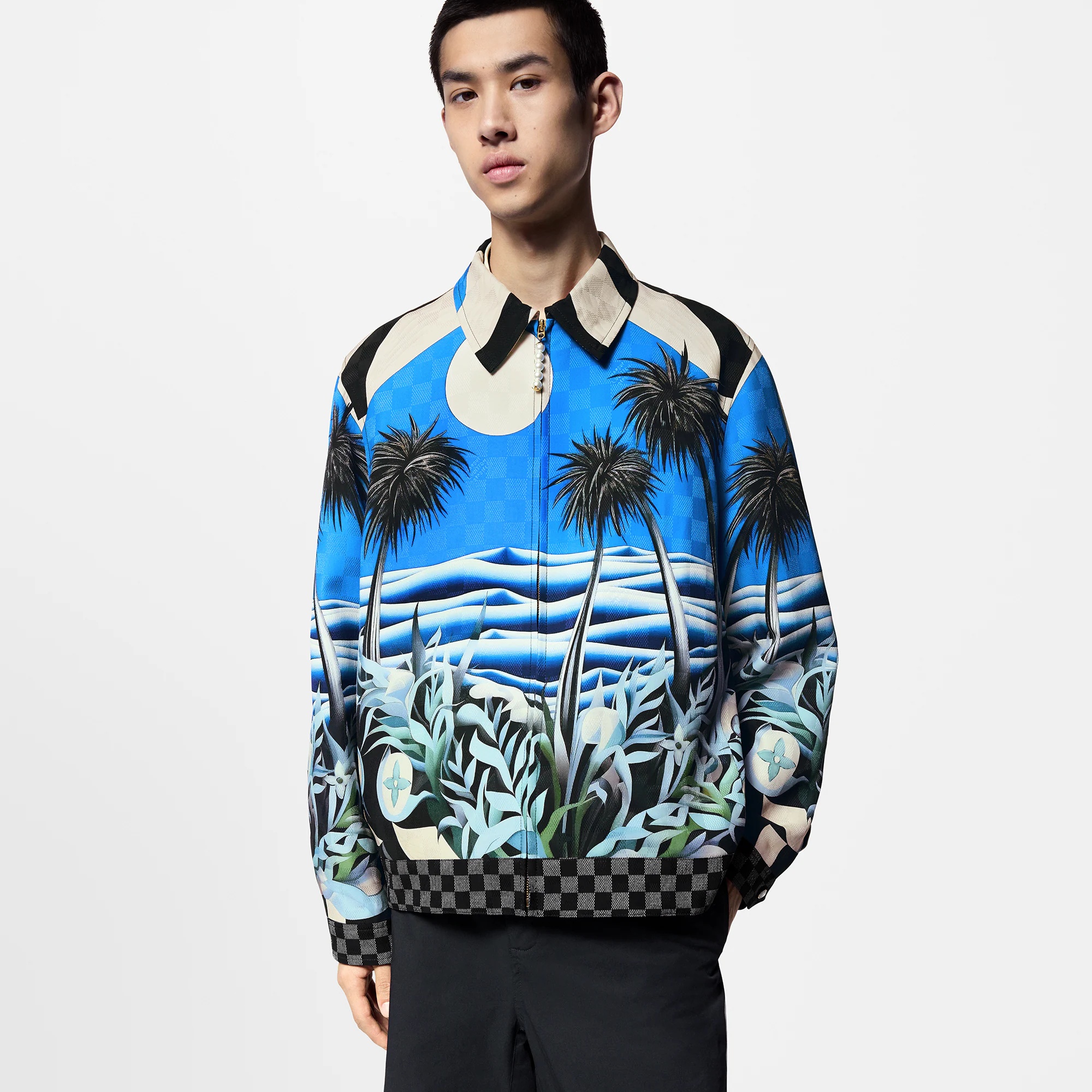 Printed Viscose Blouson - 2