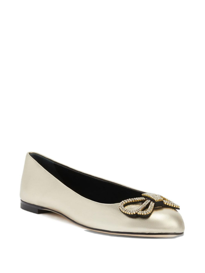 Giuseppe Zanotti Zari' embellished ballet outlook