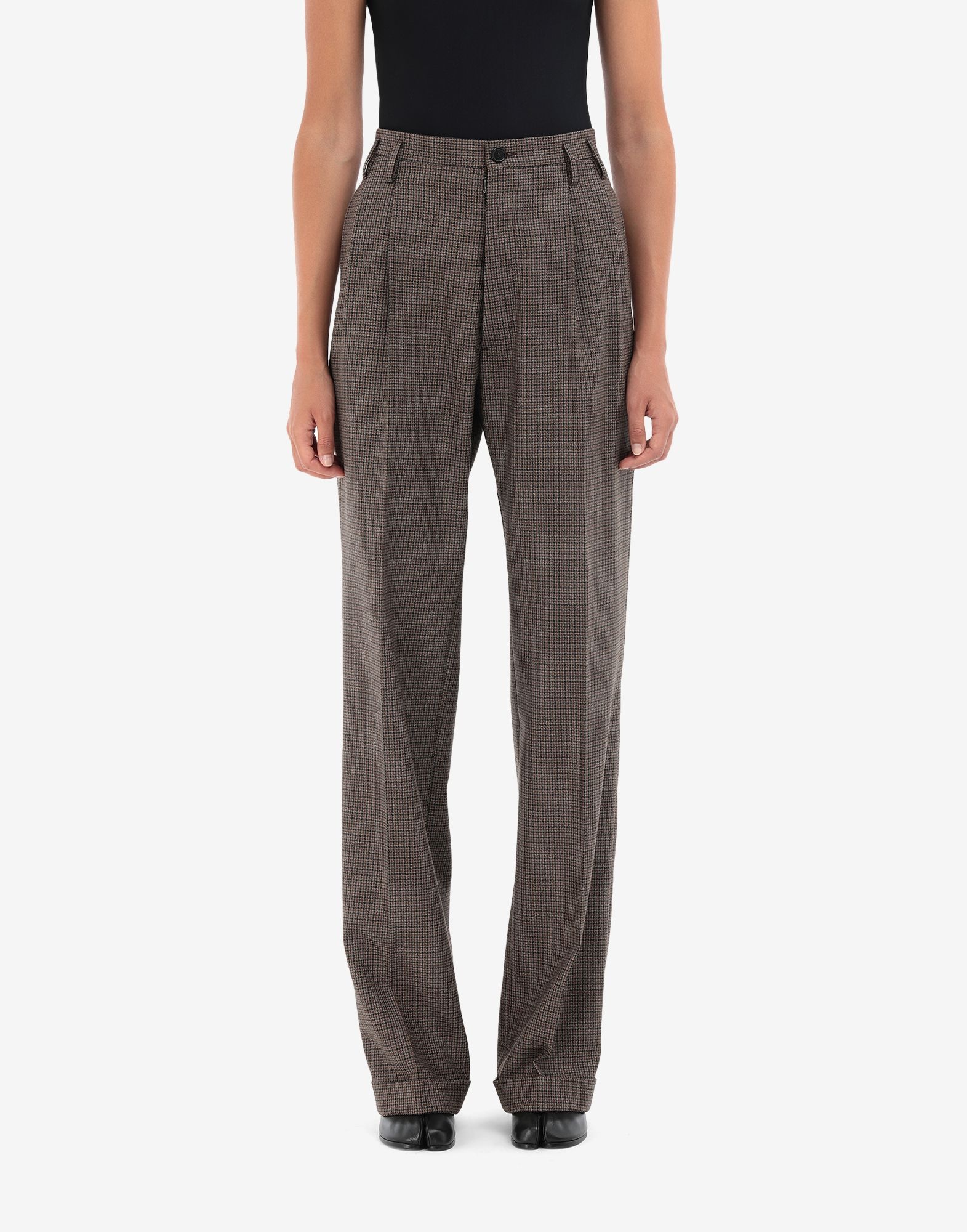 Pleated wool trousers - 5