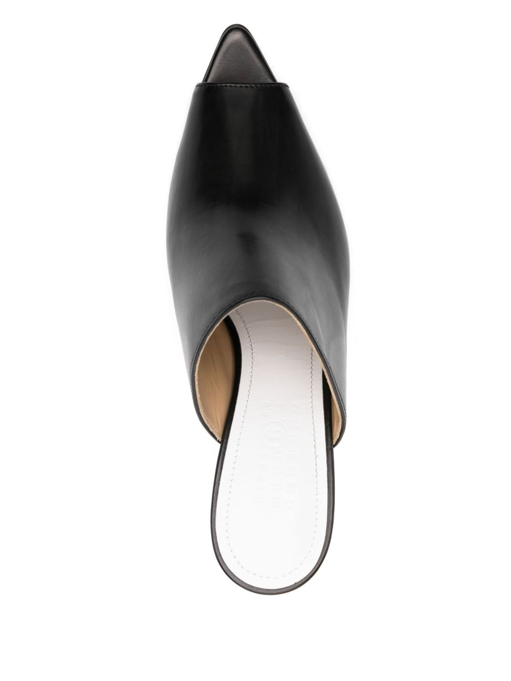80mm leather mules - 4