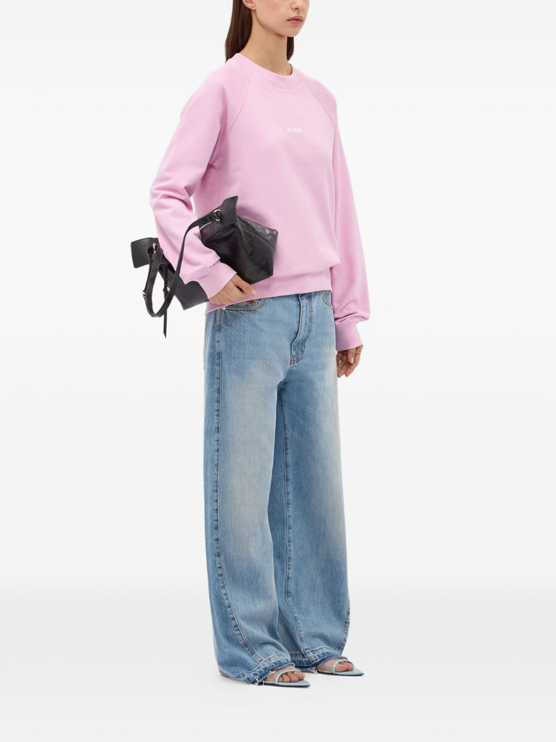 MSGM logo-print sweatshirt outlook