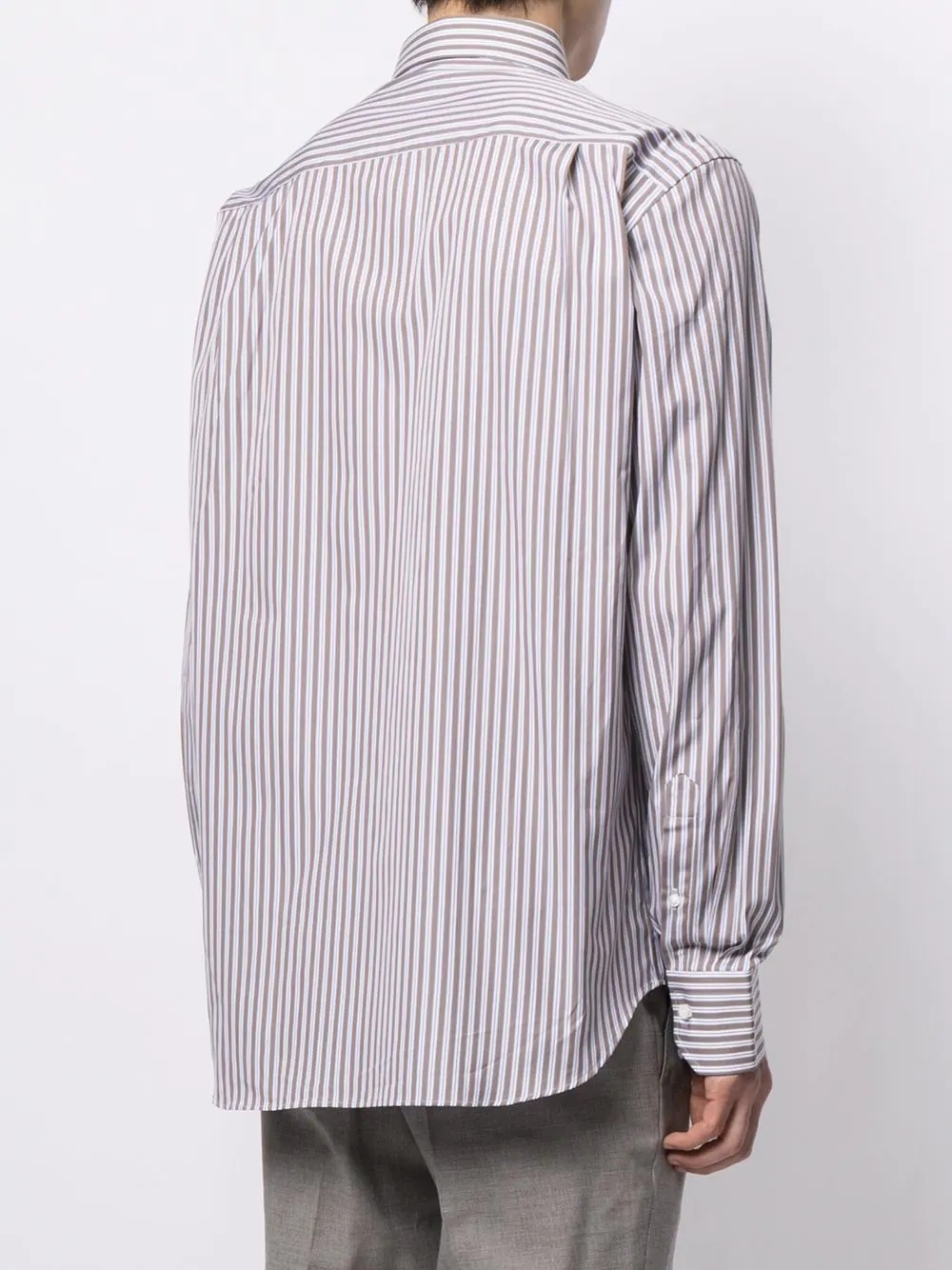 striped cotton shirt - 4