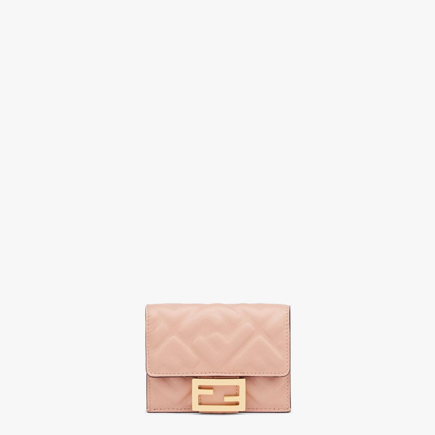 Pink nappa leather wallet - 1