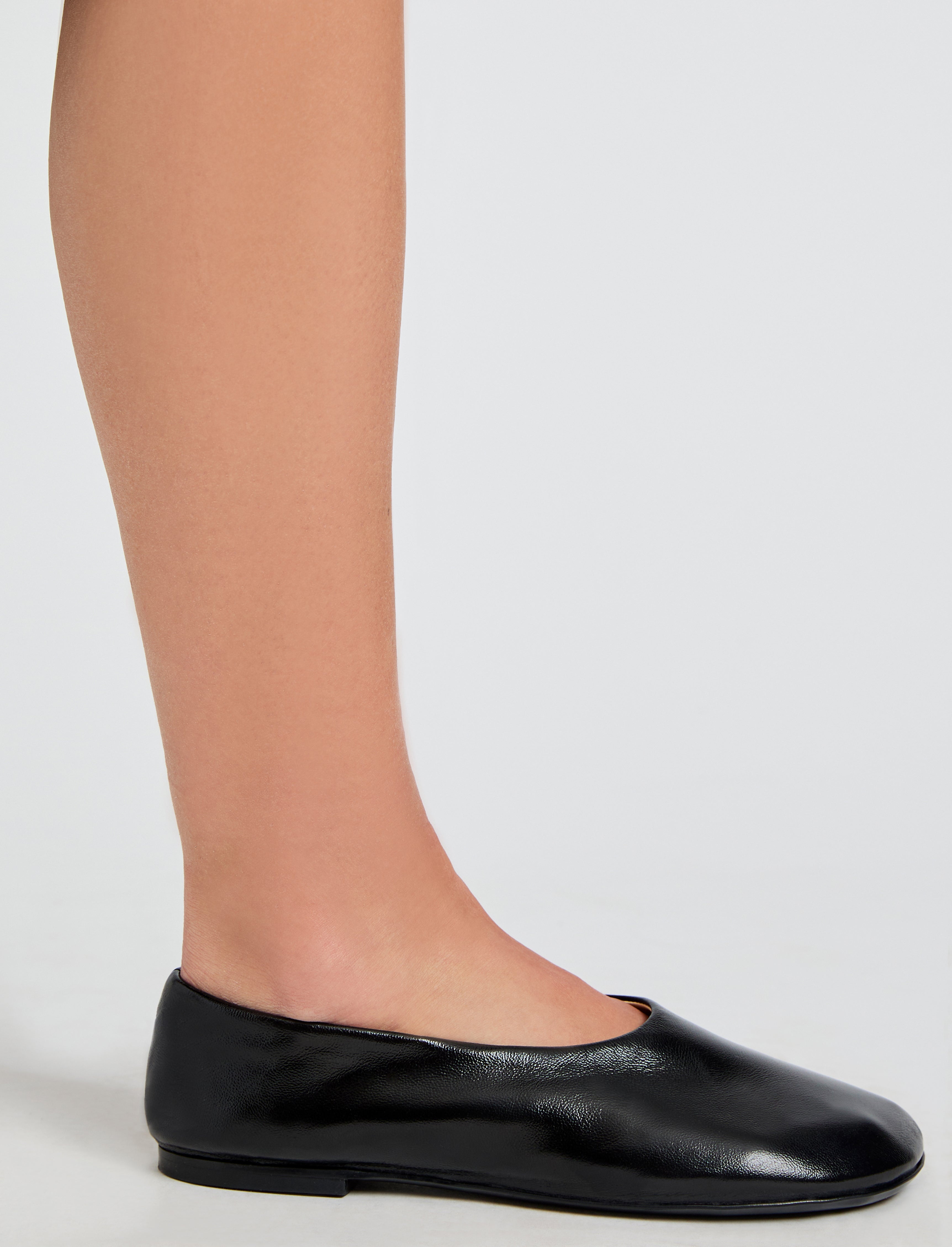 Glove Slippers in Slick Nappa - 4