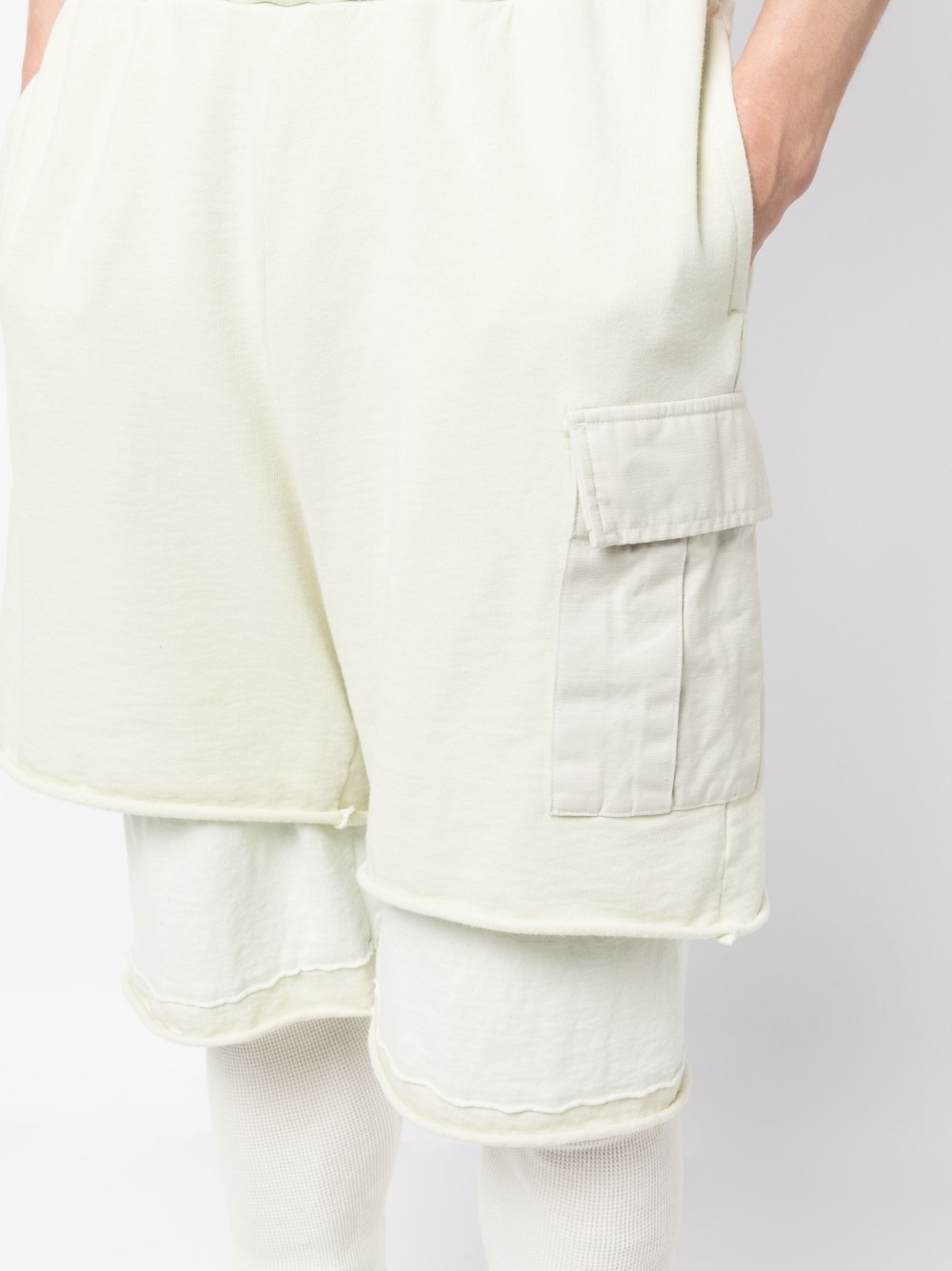 layered cotton trousers - 5