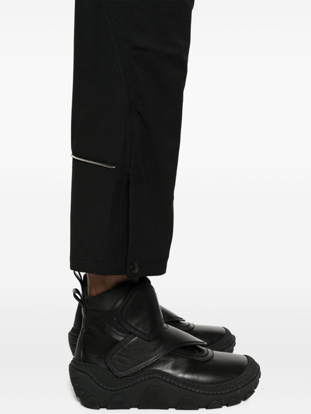 Utility straight-leg trousers - 6