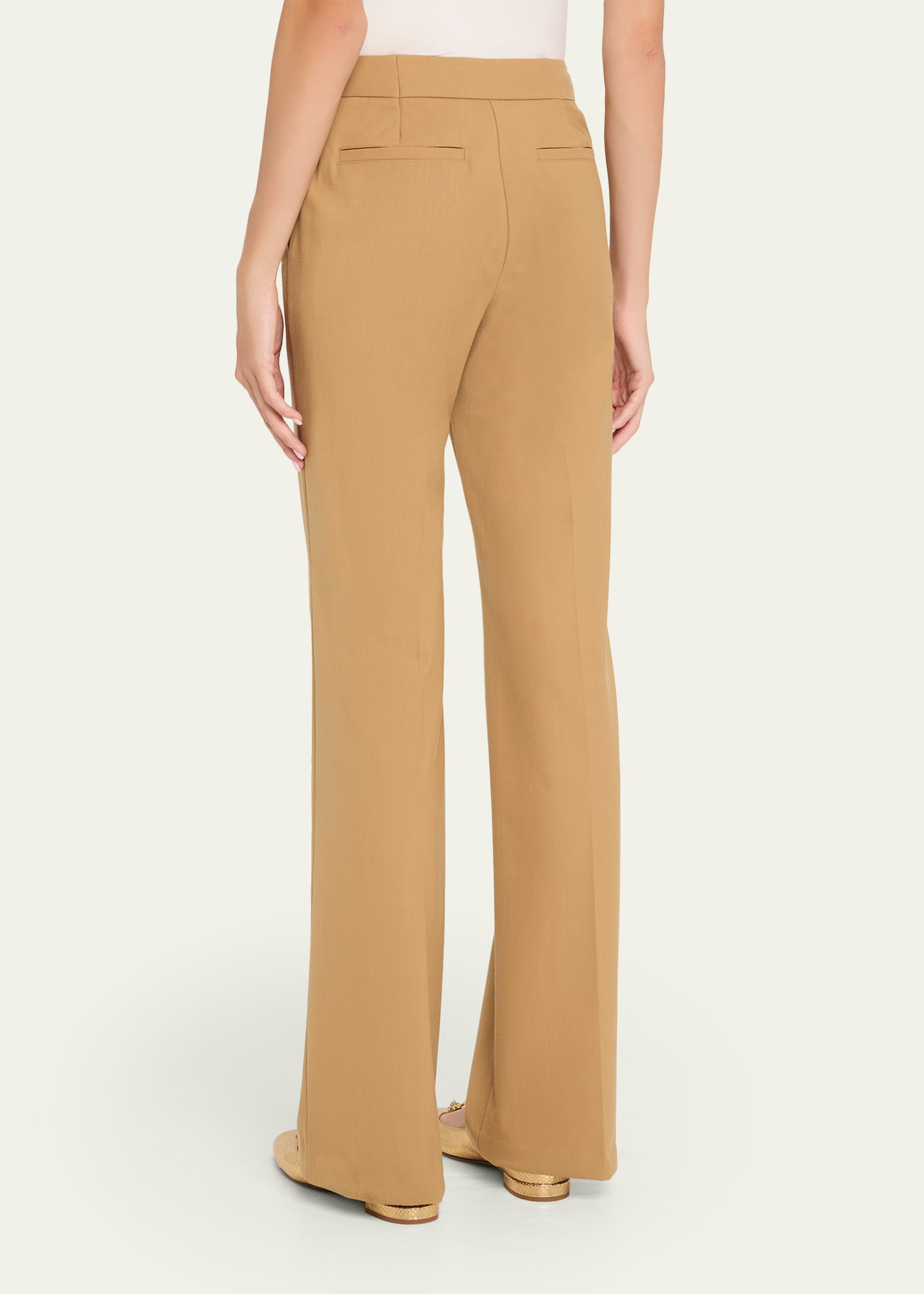 Quartier Mid-Rise Pants with Chain Detail - 3